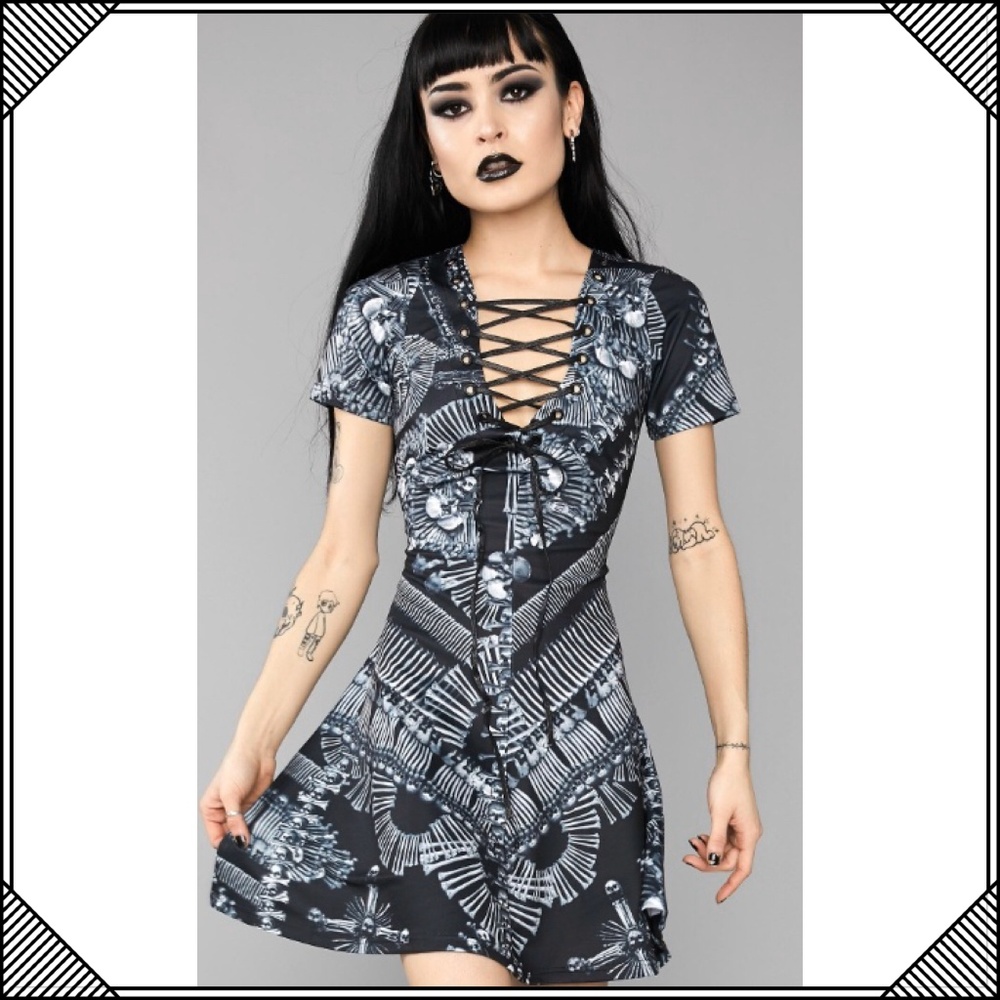 * Widow Dolls Kill Bones Catacombs Dress * Stretch
